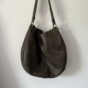 Genuine Tribe leather ROOTS boho shoulder bag.